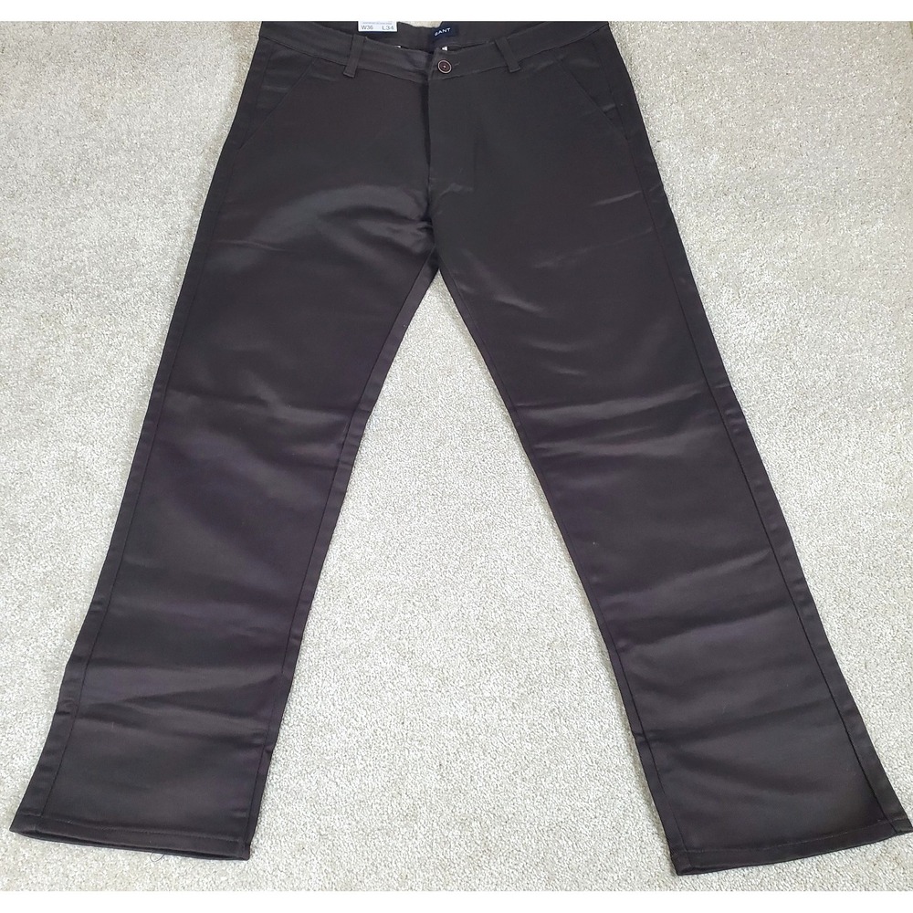 GANT Men's Pants Jeans Size 36X34 Actual Measurement‎ 36X30 Brown NWTGS
